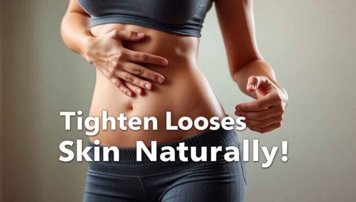 how to tighten skin after weight loss naturally